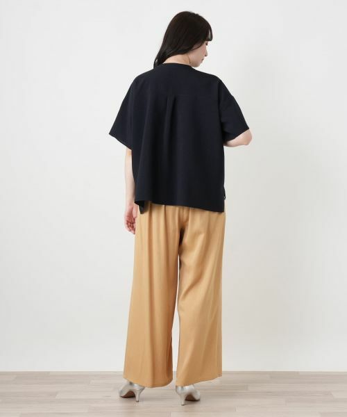 Leilian / レリアン シャツ・ブラウス | フラワーモチーフ比翼ブラウス | 詳細12