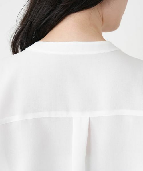 Leilian / レリアン シャツ・ブラウス | フラワーモチーフ比翼ブラウス | 詳細20