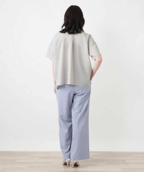 Leilian / レリアン シャツ・ブラウス | フラワーモチーフ比翼ブラウス | 詳細9