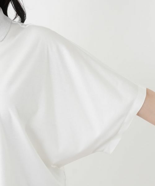 Leilian / レリアン ポロシャツ | ラメ襟付きポロシャツ | 詳細12