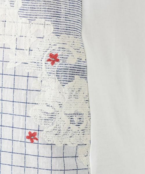 Leilian / レリアン Tシャツ | 鍵レース刺繍風プリントTシャツ【MUSE BY ROCHAS Premiere】 | 詳細12