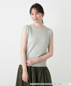 Leilian / レリアン ニット・セーター | スパンコールノースリーブニット