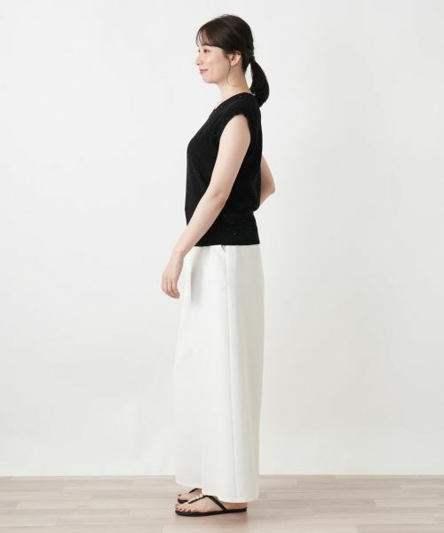 Leilian / レリアン ニット・セーター | スパンコールノースリーブニット | 詳細2