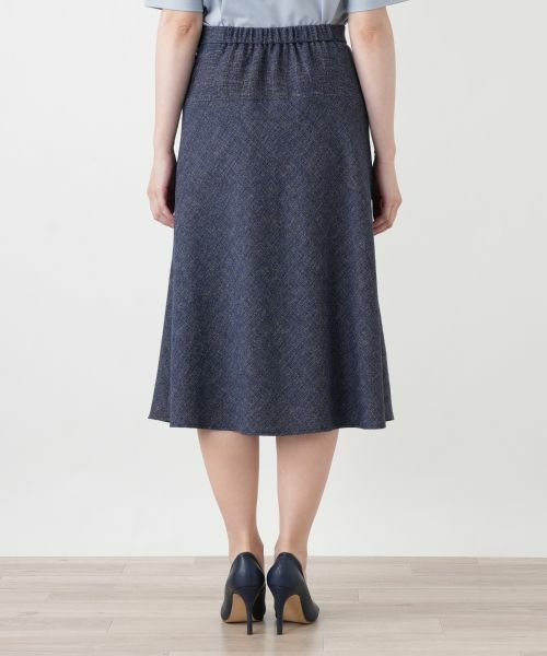 Leilian / レリアン ミニ・ひざ丈スカート | Aラインミディスカート【Leilian WHITE LABEL】 | 詳細10