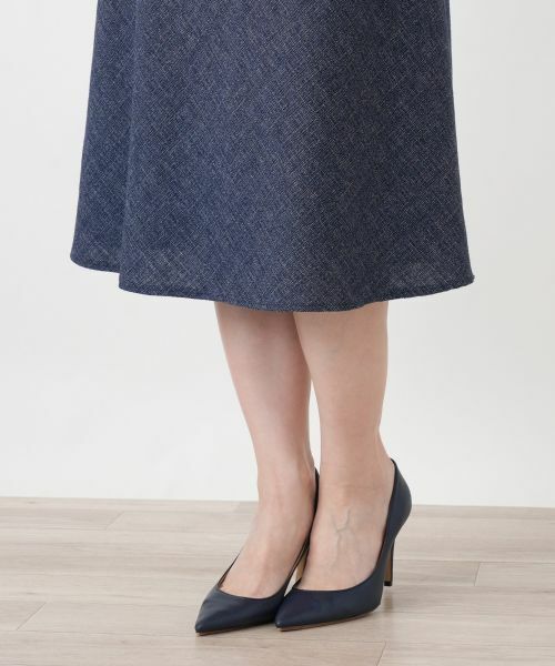 Leilian / レリアン ミニ・ひざ丈スカート | Aラインミディスカート【Leilian WHITE LABEL】 | 詳細13