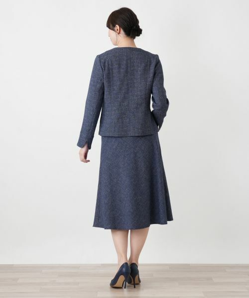 Leilian / レリアン ミニ・ひざ丈スカート | Aラインミディスカート【Leilian WHITE LABEL】 | 詳細7