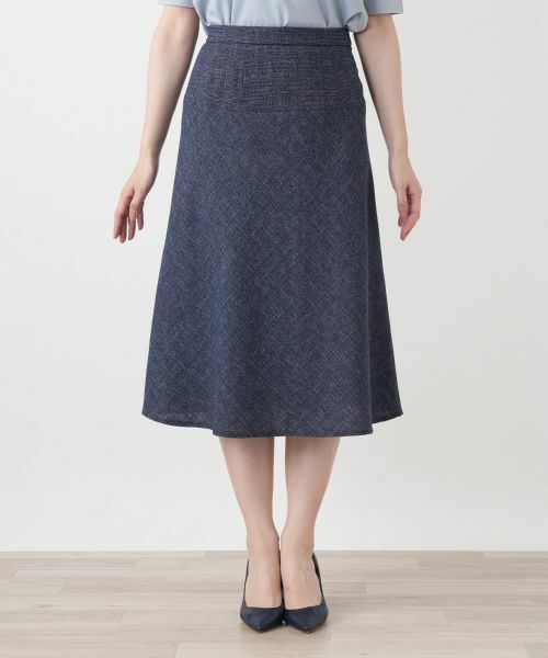 Leilian / レリアン ミニ・ひざ丈スカート | Aラインミディスカート【Leilian WHITE LABEL】 | 詳細8