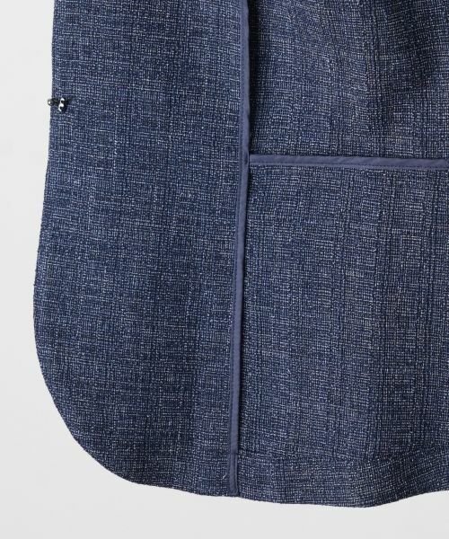 Leilian / レリアン テーラードジャケット | Vネックノーカラージャケット【Leilian WHITE LABEL】 | 詳細17