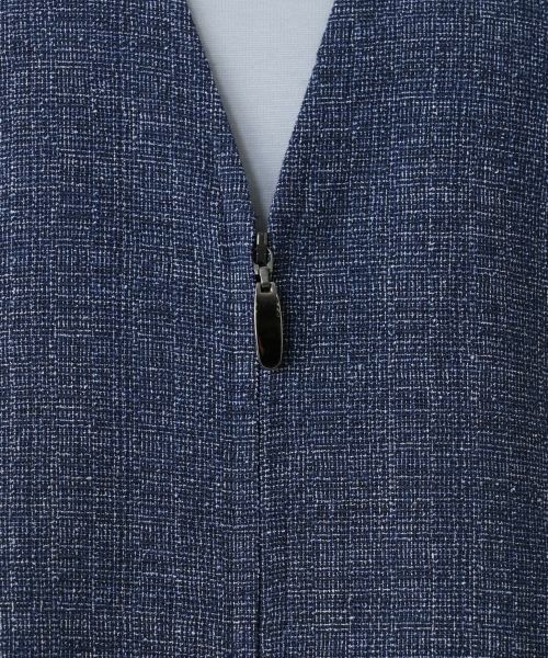 Leilian / レリアン ロング・マキシ丈ワンピース | Vネックジャンパースカート【Leilian WHITE LABEL】 | 詳細16