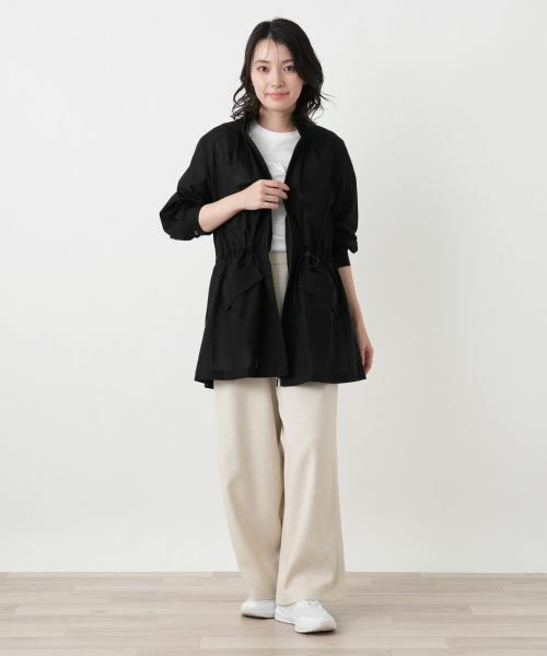 Leilian / レリアン その他アウター | フリルスタンドカラージャケット【Leilian WHITE LABEL】 | 詳細1