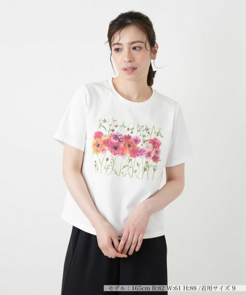 Leilian / レリアン Tシャツ | フラワープリントTシャツ【2026年5月カタログ】 | 詳細17