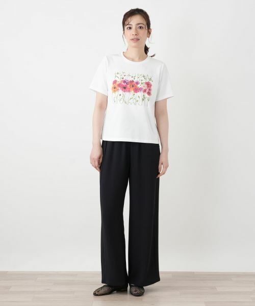 Leilian / レリアン Tシャツ | フラワープリントTシャツ【2026年5月カタログ】 | 詳細18
