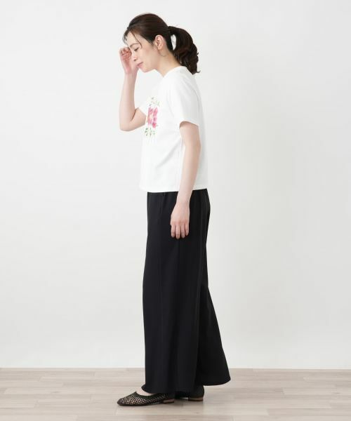 Leilian / レリアン Tシャツ | フラワープリントTシャツ【2026年5月カタログ】 | 詳細19