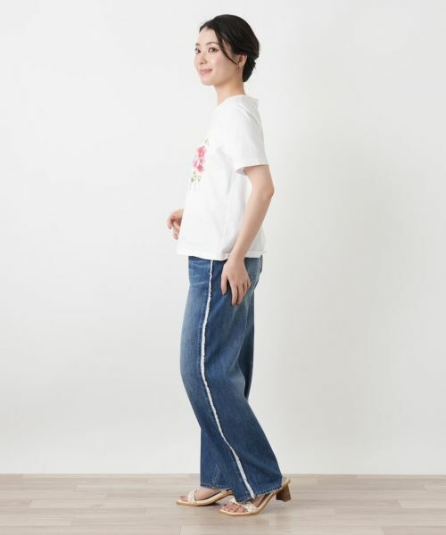 Leilian / レリアン Tシャツ | フラワープリントTシャツ【2026年5月カタログ】 | 詳細3