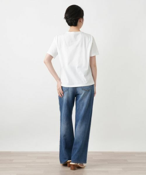 Leilian / レリアン Tシャツ | フラワープリントTシャツ【2026年5月カタログ】 | 詳細4