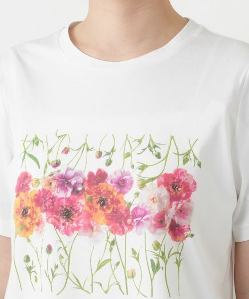 Leilian / レリアン Tシャツ | フラワープリントTシャツ【2026年5月カタログ】 | 詳細9