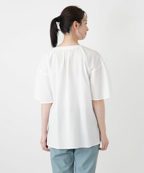 Leilian / レリアン シャツ・ブラウス | ヘンリーネックブラウス | 詳細12