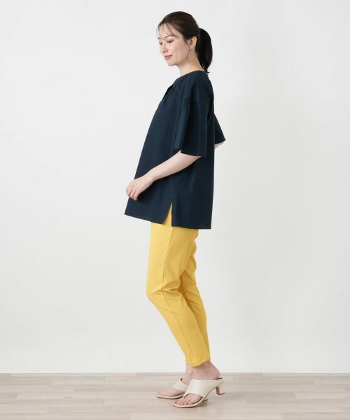 Leilian / レリアン シャツ・ブラウス | ヘンリーネックブラウス | 詳細2