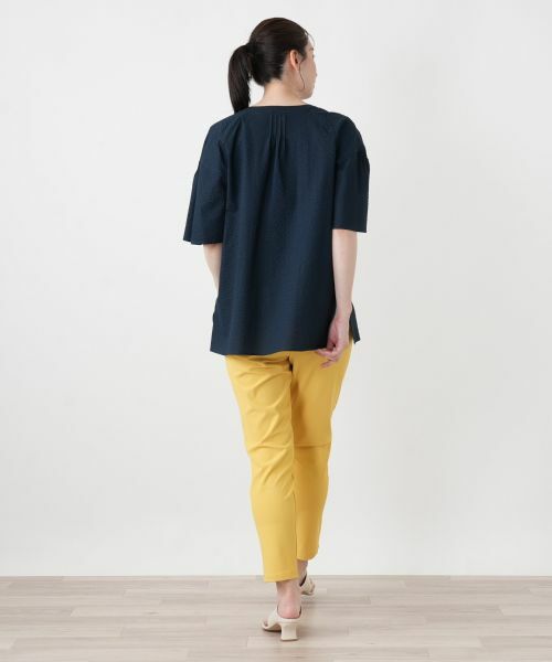 Leilian / レリアン シャツ・ブラウス | ヘンリーネックブラウス | 詳細3