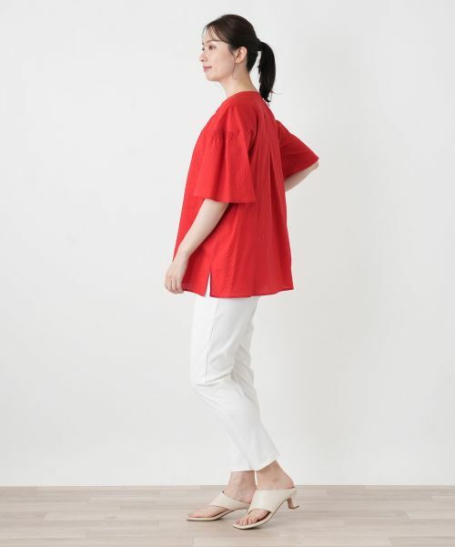 Leilian / レリアン シャツ・ブラウス | ヘンリーネックブラウス | 詳細5