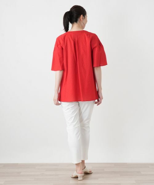 Leilian / レリアン シャツ・ブラウス | ヘンリーネックブラウス | 詳細6