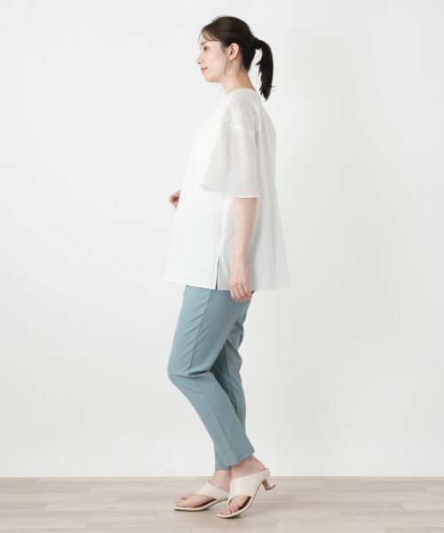 Leilian / レリアン シャツ・ブラウス | ヘンリーネックブラウス | 詳細8