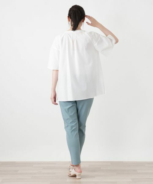 Leilian / レリアン シャツ・ブラウス | ヘンリーネックブラウス | 詳細9