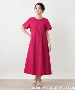 Leilian / レリアン ドレス | 洗えるサッカー調ワンピース【2026年5月カタログ】