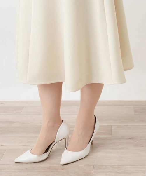 Leilian / レリアン ミニ・ひざ丈スカート | ミディ丈フレアスカート【Leilian WHITE LABEL】 | 詳細11