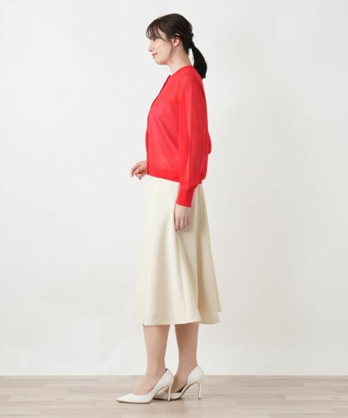 Leilian / レリアン ミニ・ひざ丈スカート | ミディ丈フレアスカート【Leilian WHITE LABEL】 | 詳細5