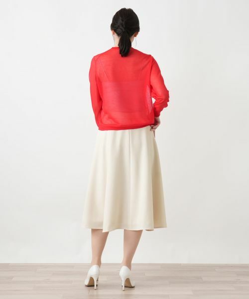 Leilian / レリアン ミニ・ひざ丈スカート | ミディ丈フレアスカート【Leilian WHITE LABEL】 | 詳細6