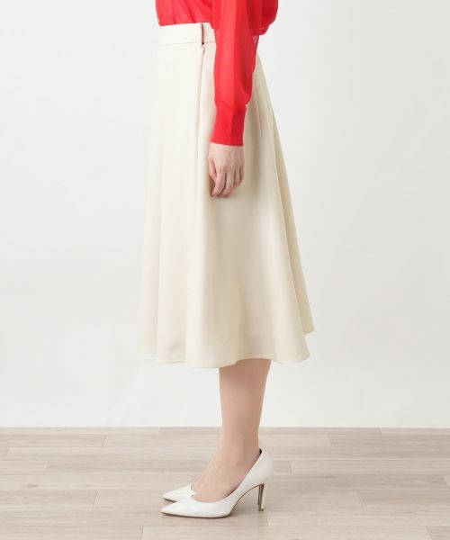 Leilian / レリアン ミニ・ひざ丈スカート | ミディ丈フレアスカート【Leilian WHITE LABEL】 | 詳細8