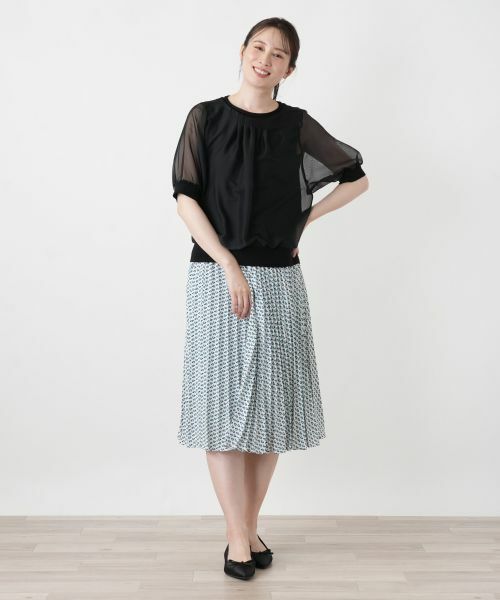 Leilian / レリアン シャツ・ブラウス | シアーレイヤードブラウス | 詳細1