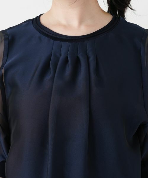 Leilian / レリアン シャツ・ブラウス | シアーレイヤードブラウス | 詳細10