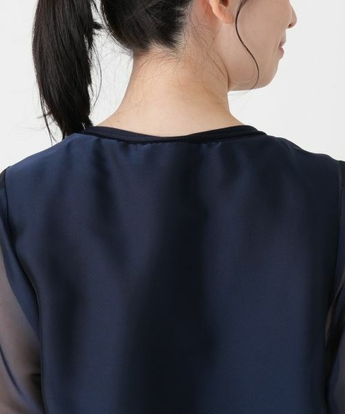 Leilian / レリアン シャツ・ブラウス | シアーレイヤードブラウス | 詳細11