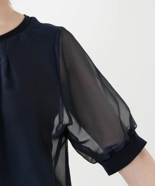 Leilian / レリアン シャツ・ブラウス | シアーレイヤードブラウス | 詳細12