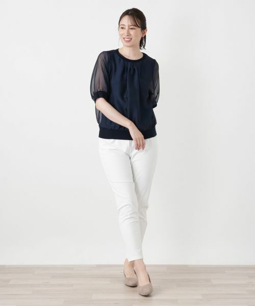 Leilian / レリアン シャツ・ブラウス | シアーレイヤードブラウス | 詳細4