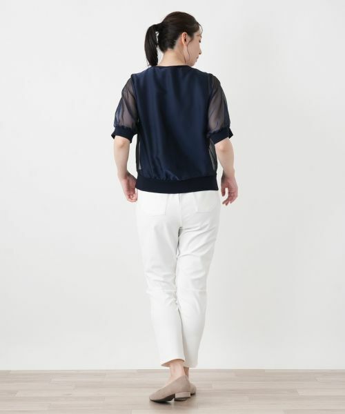 Leilian / レリアン シャツ・ブラウス | シアーレイヤードブラウス | 詳細6