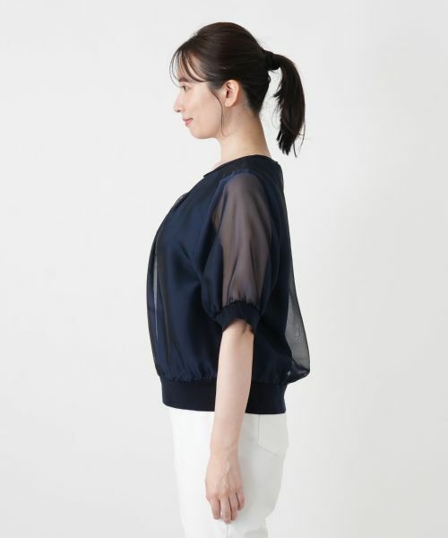 Leilian / レリアン シャツ・ブラウス | シアーレイヤードブラウス | 詳細8