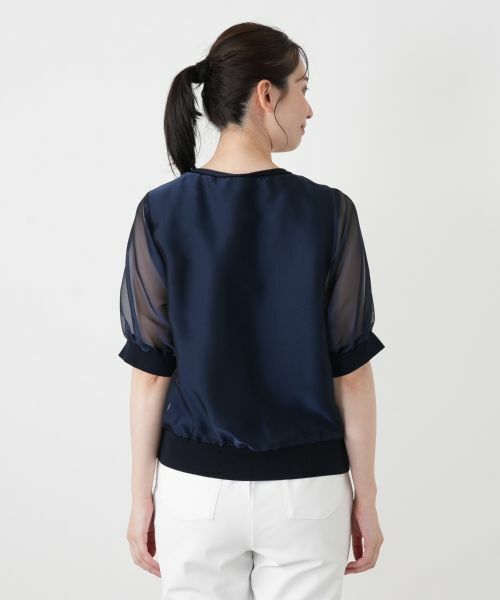 Leilian / レリアン シャツ・ブラウス | シアーレイヤードブラウス | 詳細9