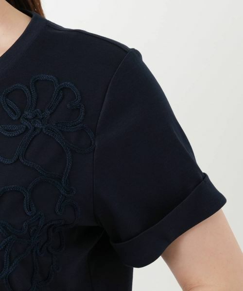 Leilian / レリアン カットソー | 刺繍クルーネックカットソー【MUSE BY ROCHAS Premiere】 | 詳細12