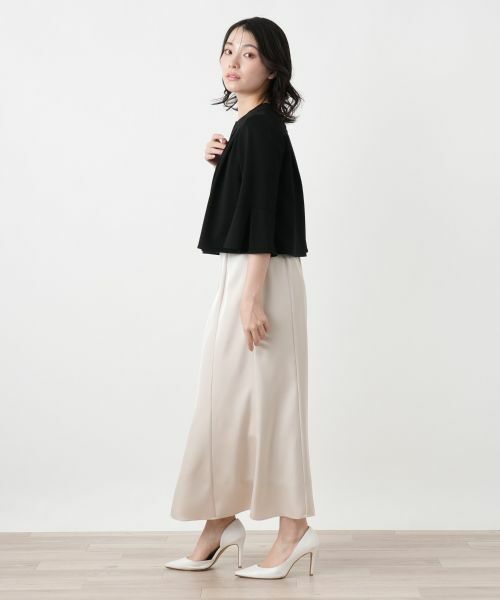 Leilian / レリアン テーラードジャケット | ノーカラーフレアジャケット | 詳細2