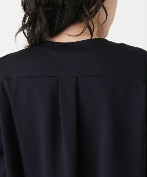 Leilian / レリアン テーラードジャケット | ノーカラーフレアジャケット | 詳細8