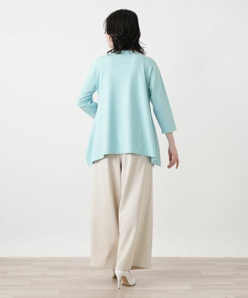 Leilian / レリアン ニット・セーター | Vネック七分袖フレアニット | 詳細15