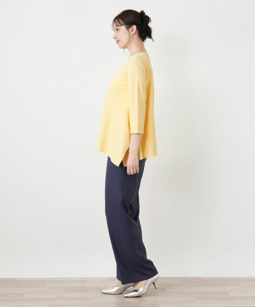 Leilian / レリアン ニット・セーター | Vネック七分袖フレアニット | 詳細2