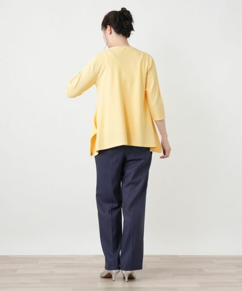 Leilian / レリアン ニット・セーター | Vネック七分袖フレアニット | 詳細3