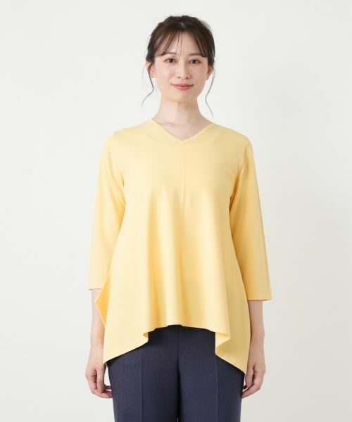 Leilian / レリアン ニット・セーター | Vネック七分袖フレアニット | 詳細4