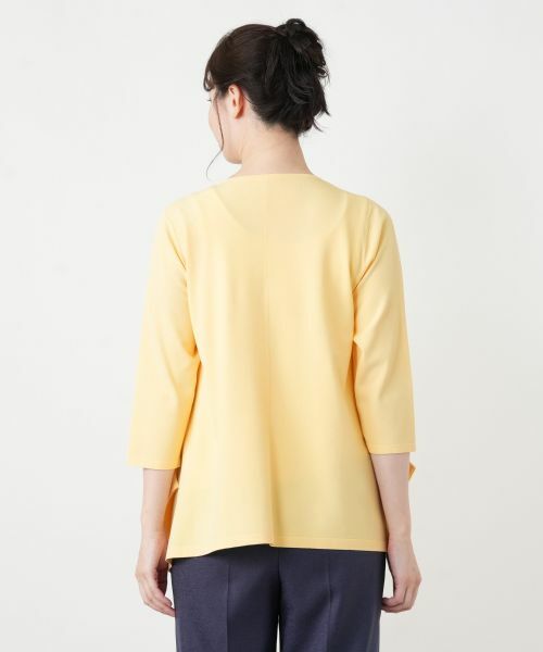 Leilian / レリアン ニット・セーター | Vネック七分袖フレアニット | 詳細6