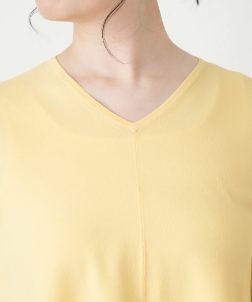 Leilian / レリアン ニット・セーター | Vネック七分袖フレアニット | 詳細7