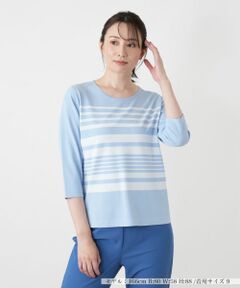 Leilian / レリアン ニット・セーター | ボーダークルーネックニット